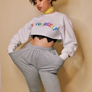 Vintage Style Cropped Hoodie The MET x Champion